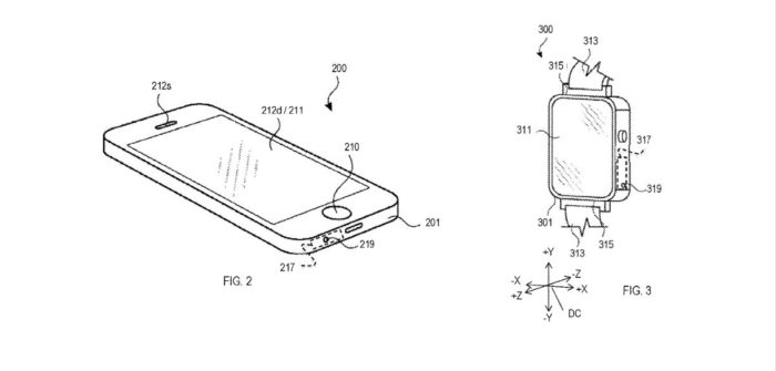 Patente mostra sistema de controle por sopro no Apple Watch (Imagem: Reprodução/Apple)
