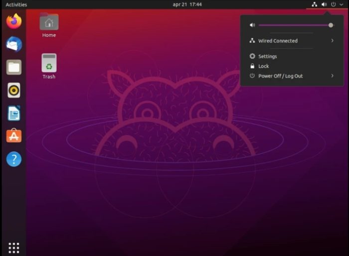 Ubuntu 21.04 Hirsute Hippo (imagem: divulgação/Canonical)