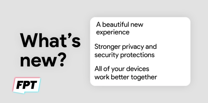 Slide vazado sobre o Android 12 (Imagem: Reprodução/Front Page Tech/YouTube)