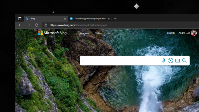 Bing no Microsoft Edge no Windows 10 (Imagem: reprodução)