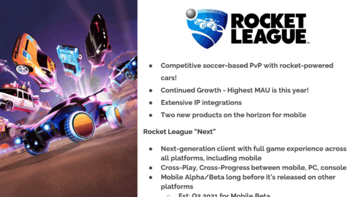Rocket League mobile teria crossplay e eventos promocionais com outras marca (Imagem: Reprodução/The Verge)