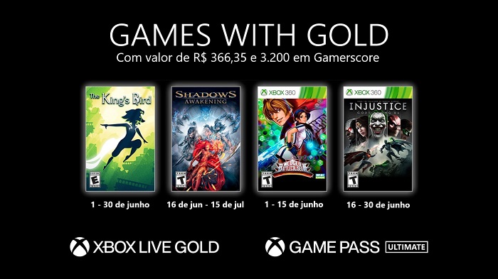 Xbox Live Gold de junho tem Shadows: Awakening, Injustice: Gods Among Us e mais / Xbox / Divulgação