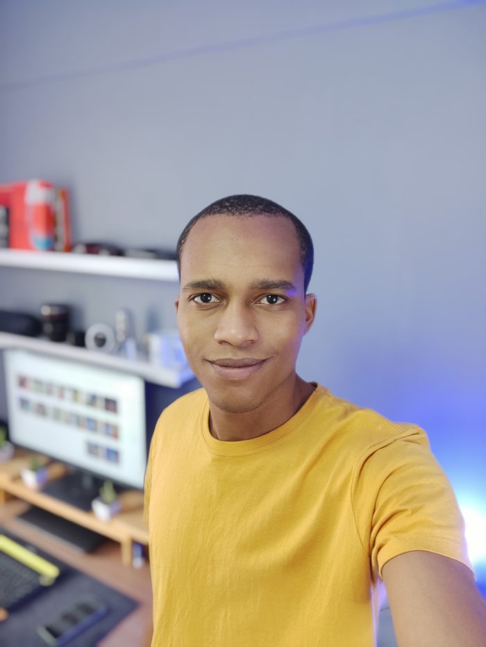 Photo taken with the front camera of the Xiaomi Redmi Note 10 Pro (Image: Darlan Helder/Tecnoblog)