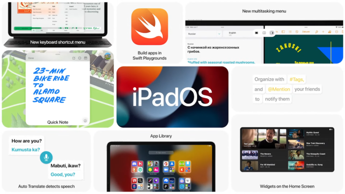 iPadOS 15 foi apresentado na WWDC 2021 (Imagem: Reprodução/YouTube Apple)