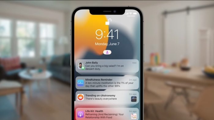 Notifications on iOS 15 (Image: Disclosure / Apple)