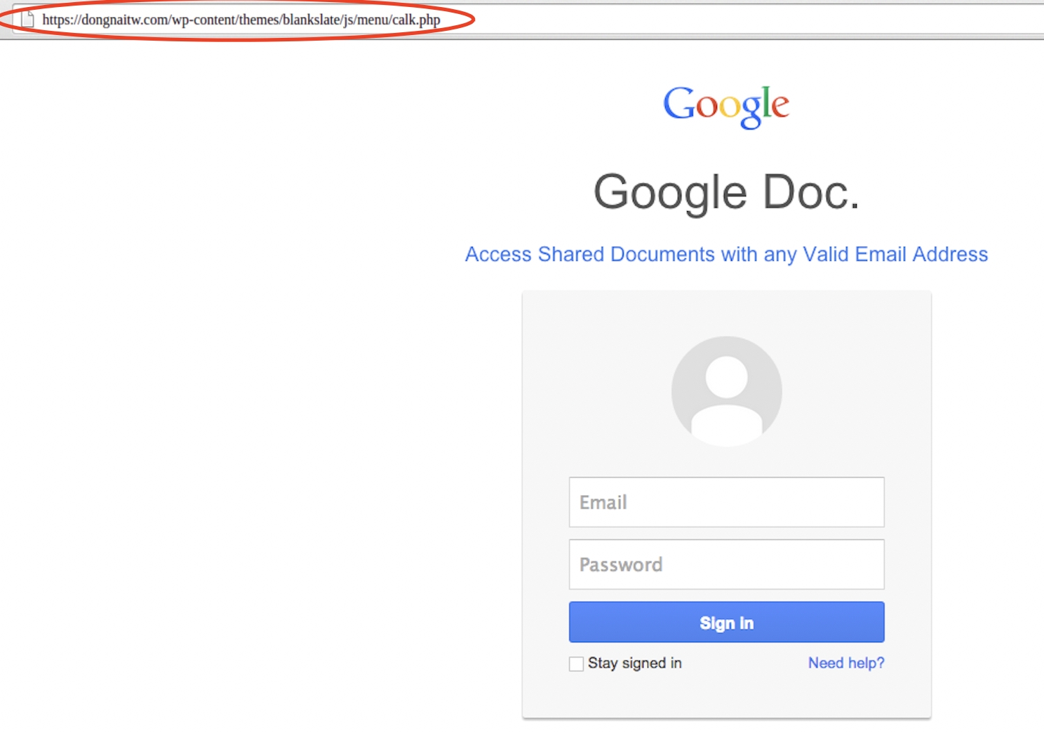Google Docs está sendo usado para enganar usuários e roubar senhas