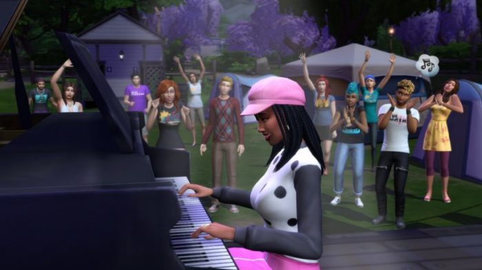 Sims Sessions, festival de música online, começa nessa terça-feira (29) em The Sims 4 (Imagem: Divulgação/EA)