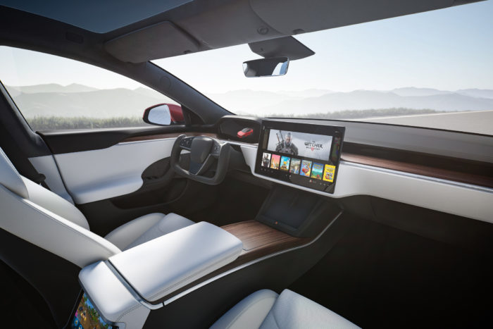 Interior do Tesla Model S (Imagem: divulgação/Tesla)