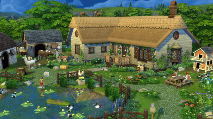 Pacote "Vida Campestre" de The Sims 4 (Imagem: Divulgação/EA)