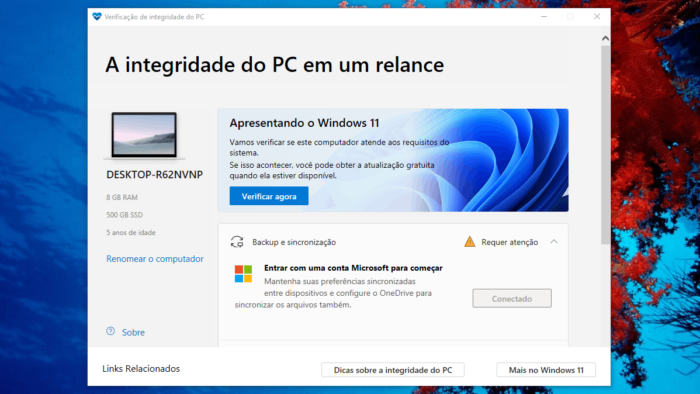 Microsoft tool says if your PC can run Windows 11 (Image: Playback)