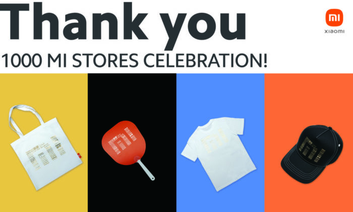 Xiaomi vai distribuir brindes para comemorar abertura da 1.000ª Mi Store (Imagem: Divulgação/Xiaomi)