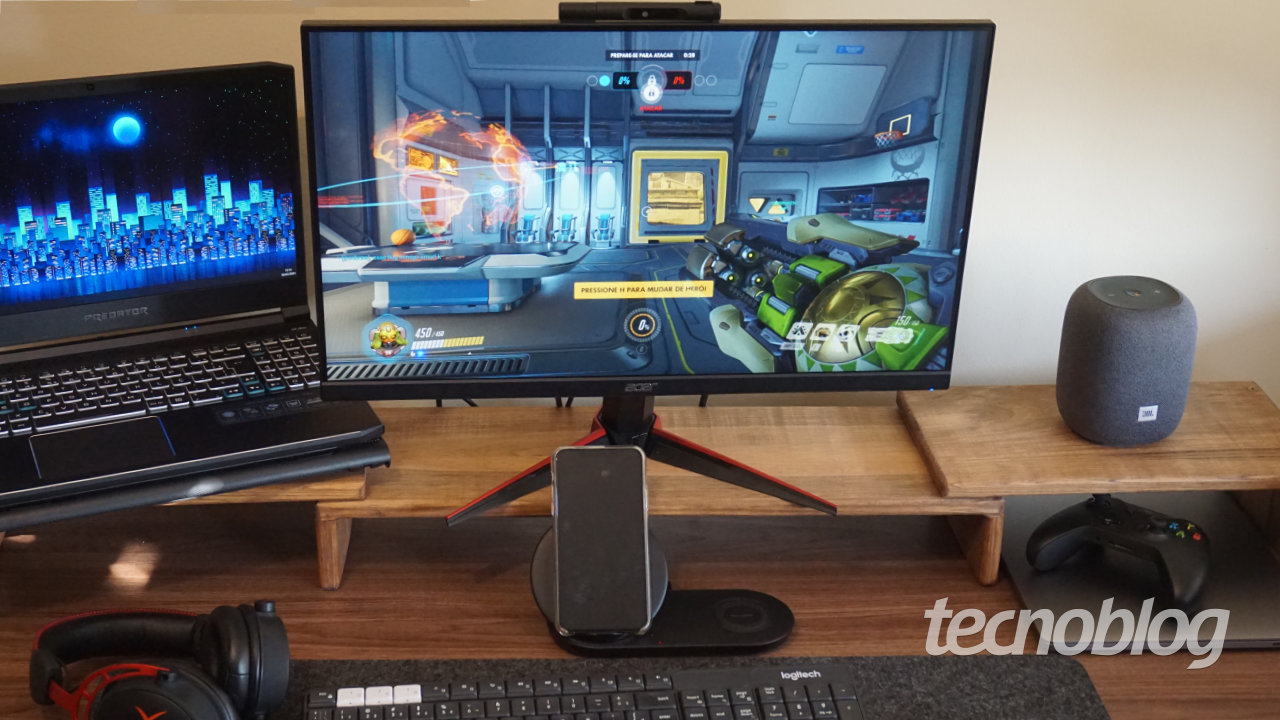 Review Acer Nitro VG240Y D: monitor gamer básico com webcam embutida [análise/vídeo]