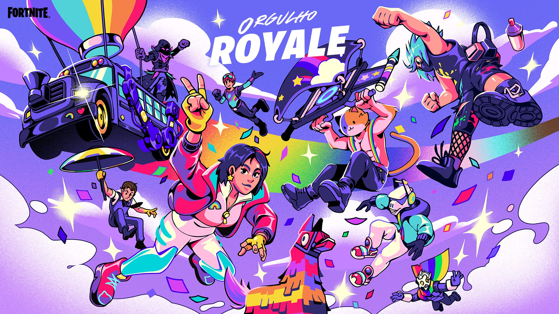 Fortnite lança Orgulho Royale com itens grátis de temática LGBTQIA+ | Jogos