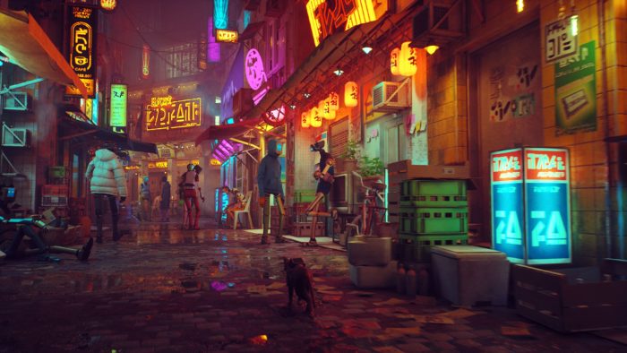 Stray puts the player in the shoes of a cyberpunk cat (Image: Press Release/Annapurna Interactive)