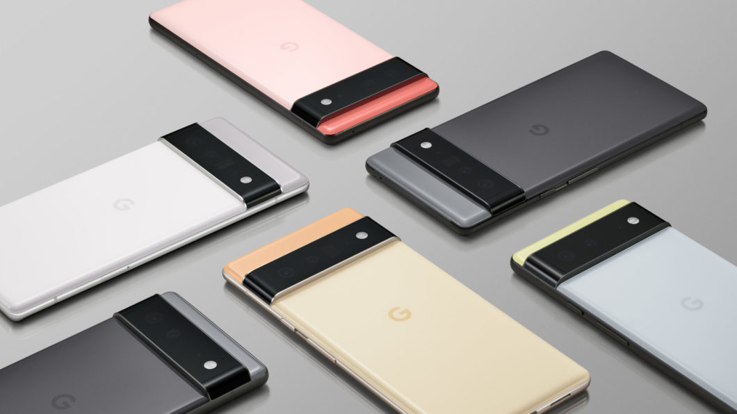 Google Pixel 6 e 6 Pro (Imagem: Divulgação/Google) 