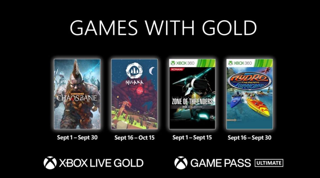 Games Xbox Live Gold setembro