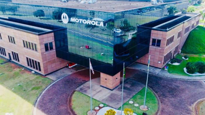 Vista aérea da unidade de Jaguariúna da Motorola (Imagem: Divulgação/Motorola)