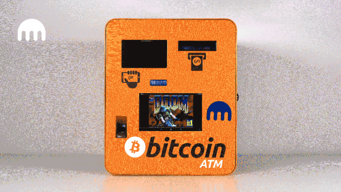 Caixa eletrônico de bitcoin (Imagem: Divulgação/ Kraken)