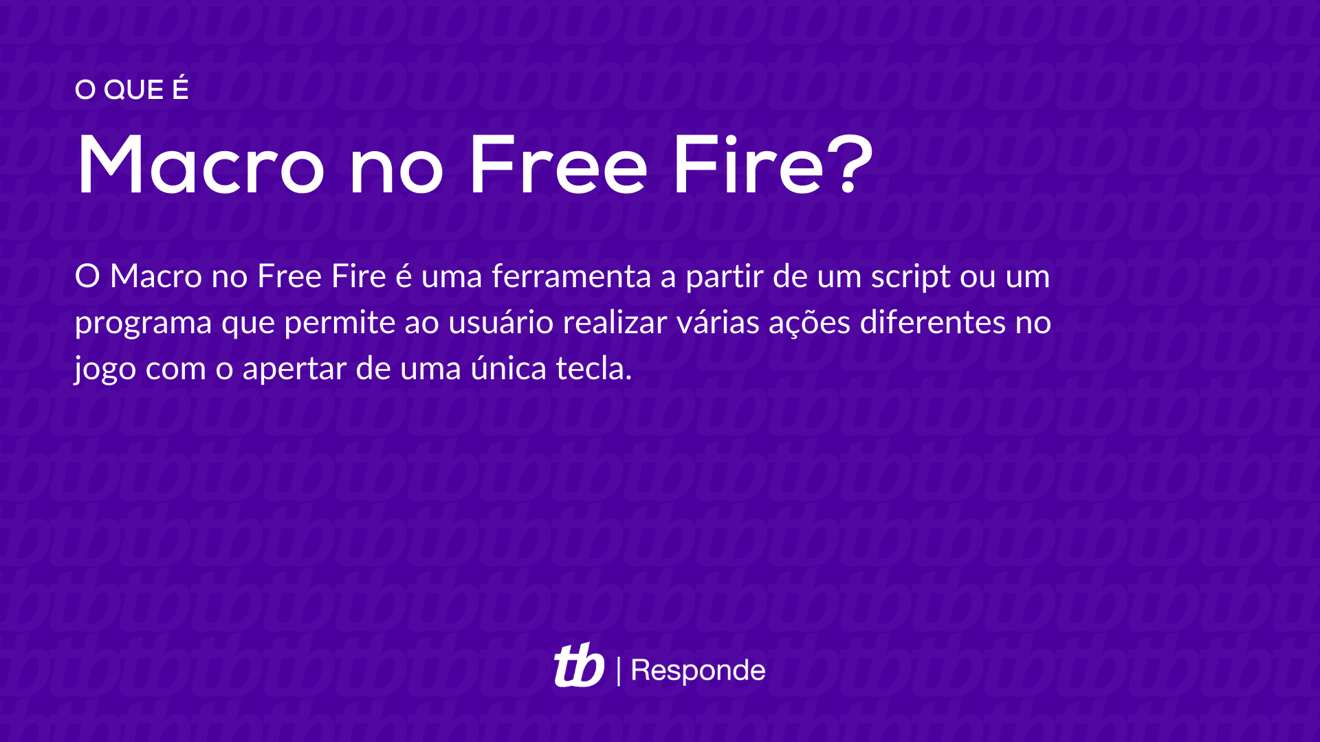 O que é Macro no Free Fire?