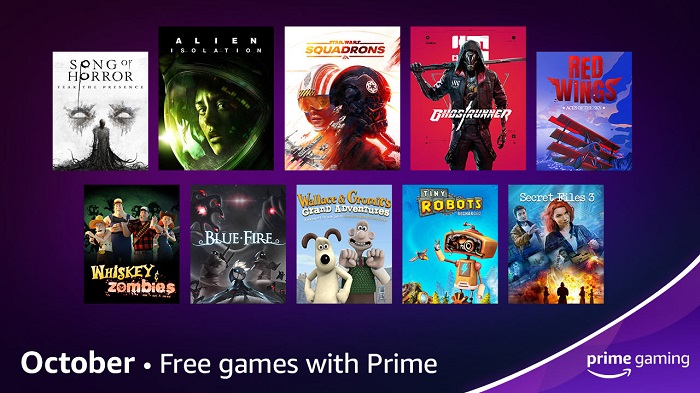 Prime Gaming in October has STAR WARS: Squadrons and more free games / Amazon / Disclosure