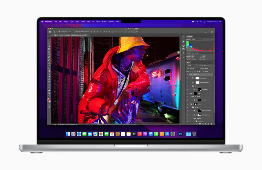 MacBook Pro with M1 Pro or M1 Max chip has notch screen