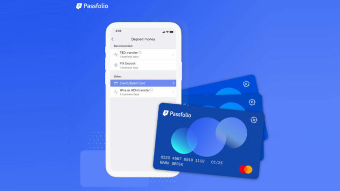 Cartão de débito em dólar do Passfolio (Imagem: Divulgação/ Passfolio)